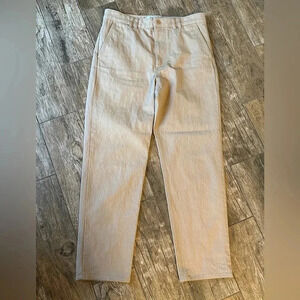 COS women’s regular chino trouser pants khaki jeans straight leg size 8